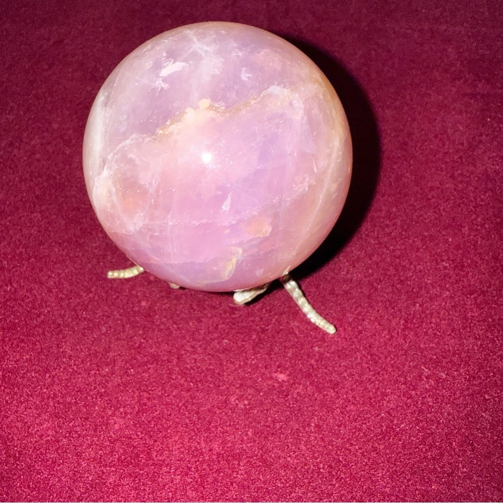 Natural Amitrine Crystal Sphere - Picture 2 of 4